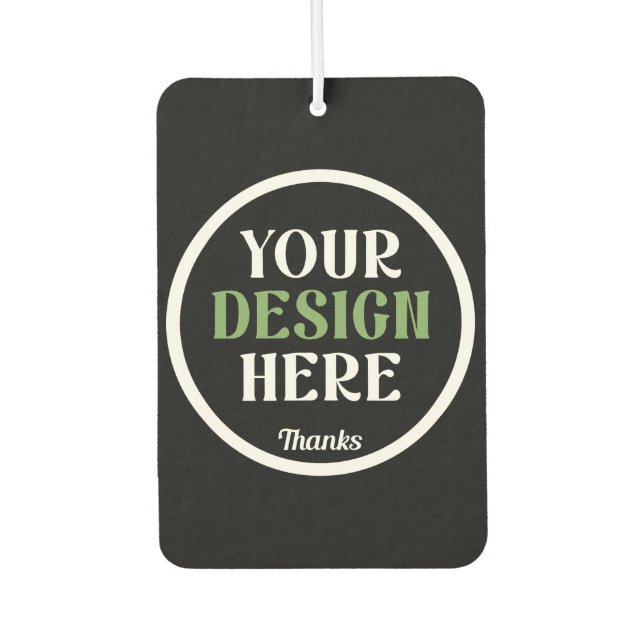 custom, unique, sleek & minimalist autolufterfrischer (Vorderseite)