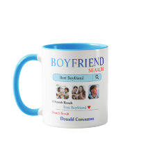Custom Valentines Boyfriend Search Tassen
