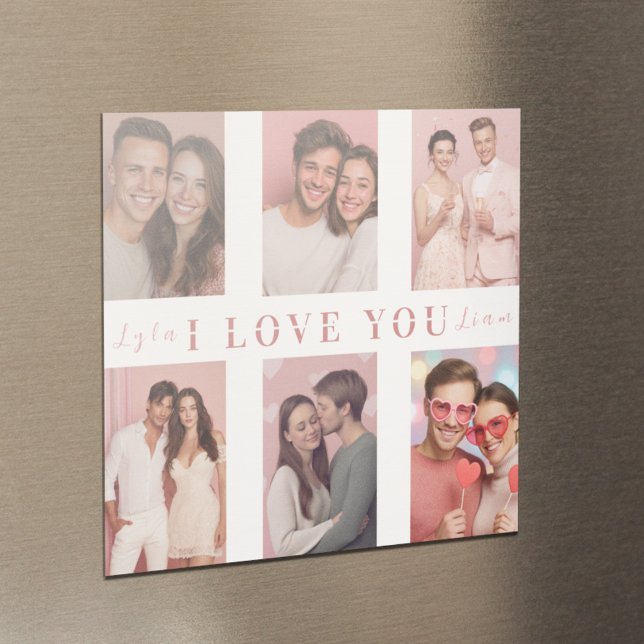 Custom Valentine's Day Magnet | Couple Gift (Créateur téléchargé)