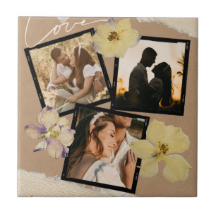 Custom Valentine's Day Romantic Couple Foto Fliese