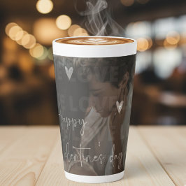 Custom Valentine's Day Romantic Couple Foto Milchtasse