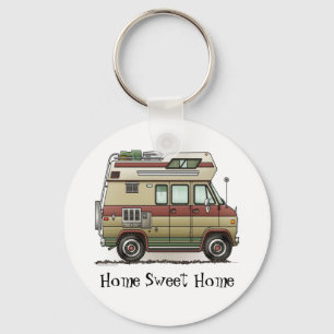 Custom Van Camper RV Keychain HSH Schlüsselanhänger