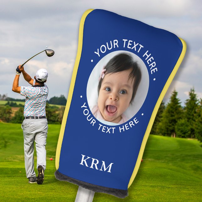Custom Vater Opa Family Foto Sportsongram Golf Headcover (Von Creator hochgeladen)