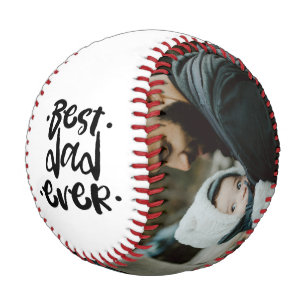 Custom Vatertag Bester Vater je Foto Geschenk Baseball
