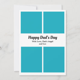 Custom Vatertag Foto Collage Karte