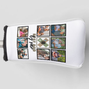 Custom Vathday Best Vater Par 8 FotoCollage Golf Headcover