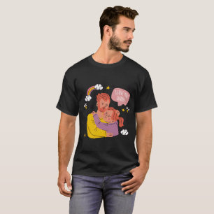 Custom Vathers Day Foto Collage Bester Vater je T- T-Shirt