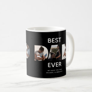 Custom Vathers Day Foto Collage Bester Vater Scrip Kaffeetasse