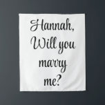 Custom Verlobung Personalisiert Heiraten Sie mir Wandteppich<br><div class="desc">Maßgeschneiderte verlobte Foto Stand-Requisite,  personalisiert werden Sie mich heiraten,  Freund Vorschlag zurück Tropfen-Zeichen,  einzigartige Verlobung-Hintergrund-Idee Hochzeit,  Ehe halten Dekor-Banner präsentiert,  maßgeschneidert er Wanddekoration,  Freundin Weihnachtsgeschenk für sie,  von ihm Name Valentinstag,  personalisierter Pop die Frage Party,  Neujahr Geburtstag Geburtstag</div>