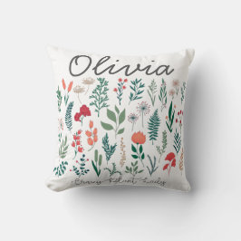 Custom verrückte Pflanze Lady botanische Pflanze L Kissen