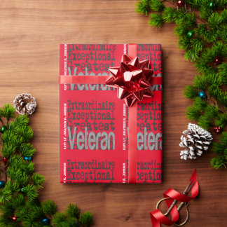 CUSTOM Veteran Extraordinär Geschenkpapier