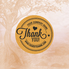 Custom Vielen Dank Abzeichen, Gold Glitzer Runder Aufkleber