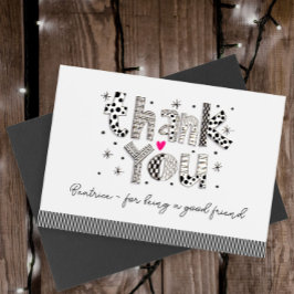 Custom Vielen Dank, dass Sie meine Freundschaftska Dankeskarte