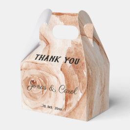 Custom Vielen Dank Hochzeitsgeschenk Aquarell Rose Geschenkschachtel