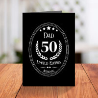 Custom Vintag 50. Geburtstag Black Limited Edition