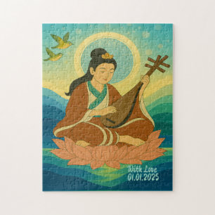 Custom Vintag Ästhetik Japan Kimono Illustration