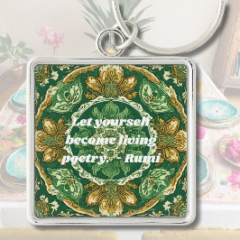 Custom Vintag Tile Nowruz Persian New Year Gift Schlüsselanhänger