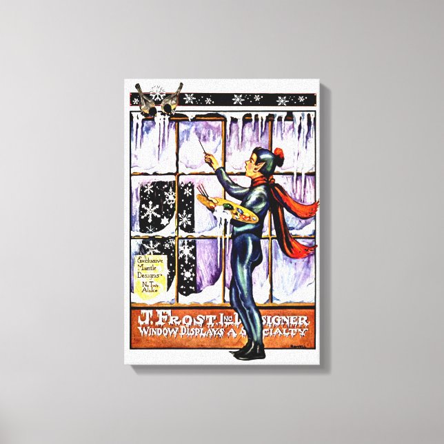 CUSTOM VINTAGER JACK FROST COVERART LEINWAND WRAP (Vorderseite)