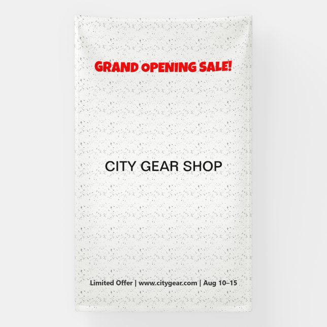 Custom Vinyl Banners & Signs | Veranstaltungen und Banner (Vertikal)