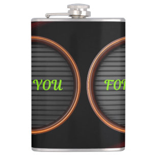 Custom Vinyl Wrapped Flask Personalisierte Muste Flachmann