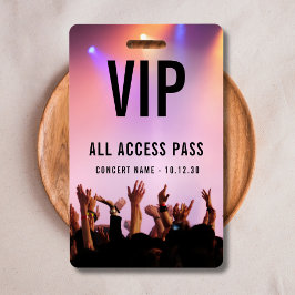 Custom VIP All Access Pass Konzert Event Ausweis