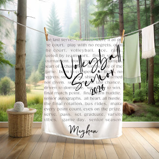 Custom Volleyball Senior Motivierend Typografy Fleecedecke