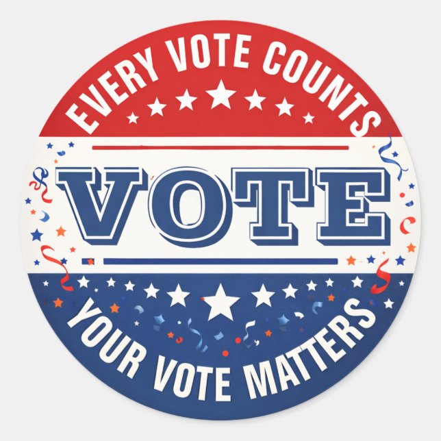 Custom Vote Sticker (Vorderseite)