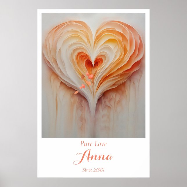 Custom Wall Art mit Name und Sonderdatum Poster (Vorne)
