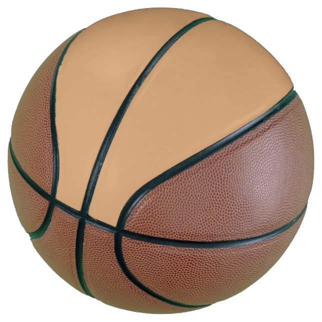 Custom Warm Sand Basketball (angewinkelt)