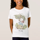 Custom Wasserfarbe Mermaid 5thy Birthday T-Shirt<br><div class="desc">Eine niedliche kleine Aquarellmaid und Star Fish Girl's 5. Geburtstag T-Shirt. Whimsical unter der Meerjungfrau Thema. Sie können das mit jedem Alter Geburtstag personalisieren.</div>