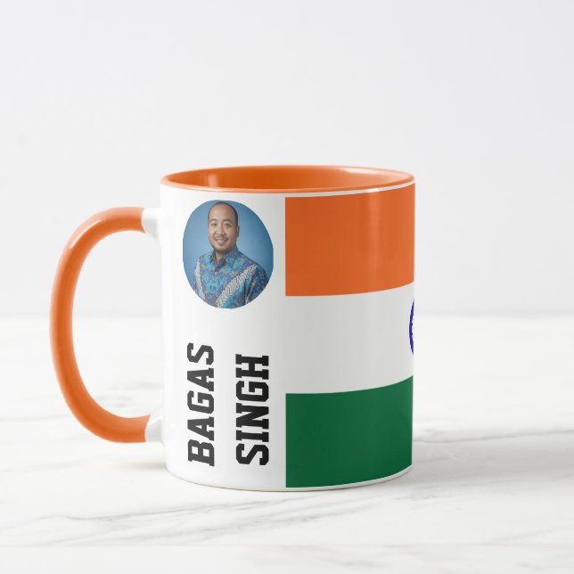 Custom We Love India Personalized Heritage Mug Tasse (Links)