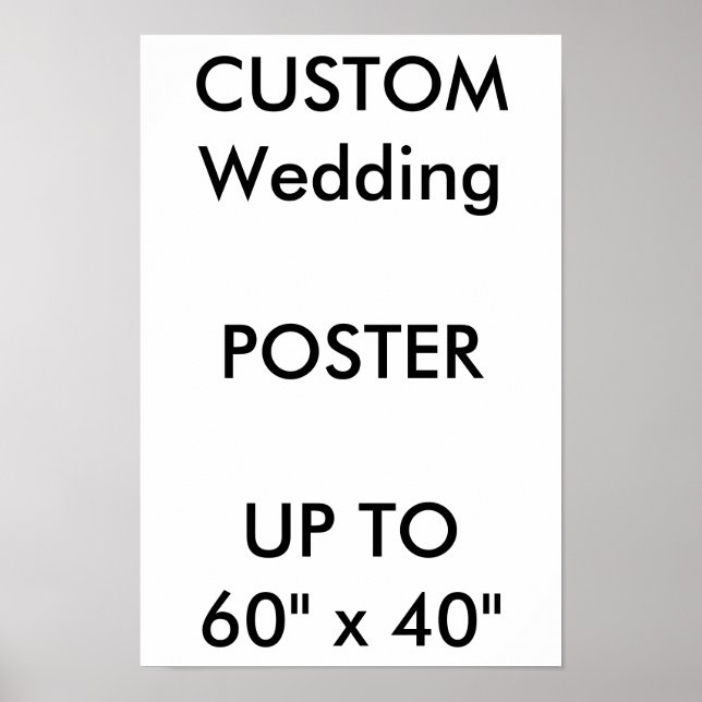 Custom Wedding 11" x 16,5" Poster MATTE Portrait (Vorne)