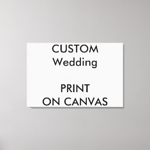 Custom Wedding 36" x 24" Wall Art Wrapped Canvas Leinwanddruck
