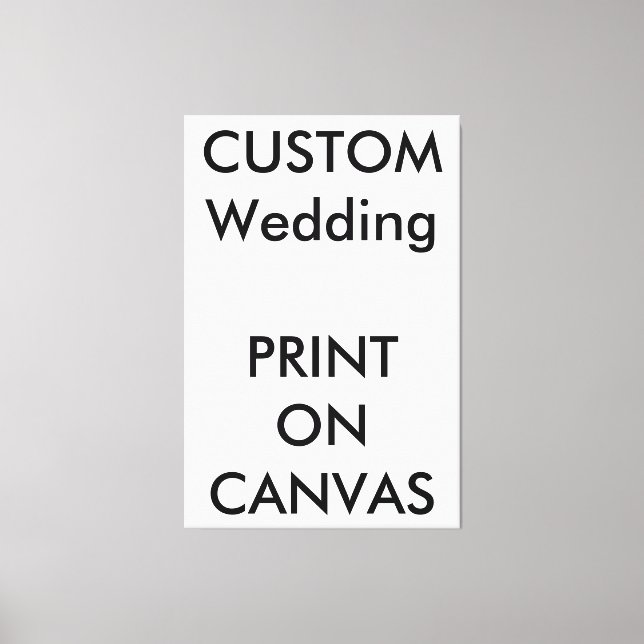 Custom Wedding 40" x 60" Wrapped Canvas Leinwanddruck (Vorderseite)
