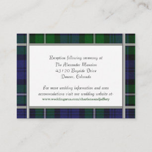 Custom Wedding Enclosure Card Begleitkarte