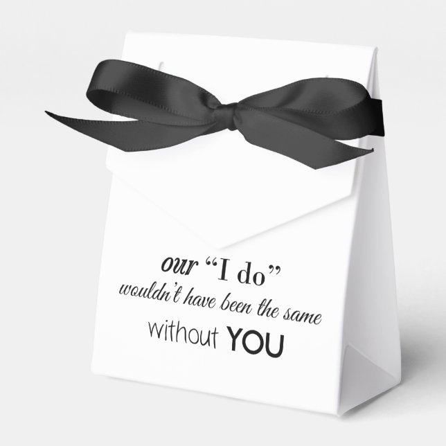 Custom Wedding Favor Box Geschenkschachtel (Vorderseite)