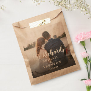 Custom Wedding Foto Bevorzugung Tasche Geschenktütchen