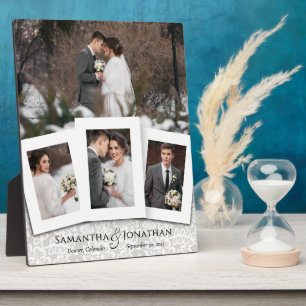 Custom Wedding Foto Collage Plaque Fotoplatte