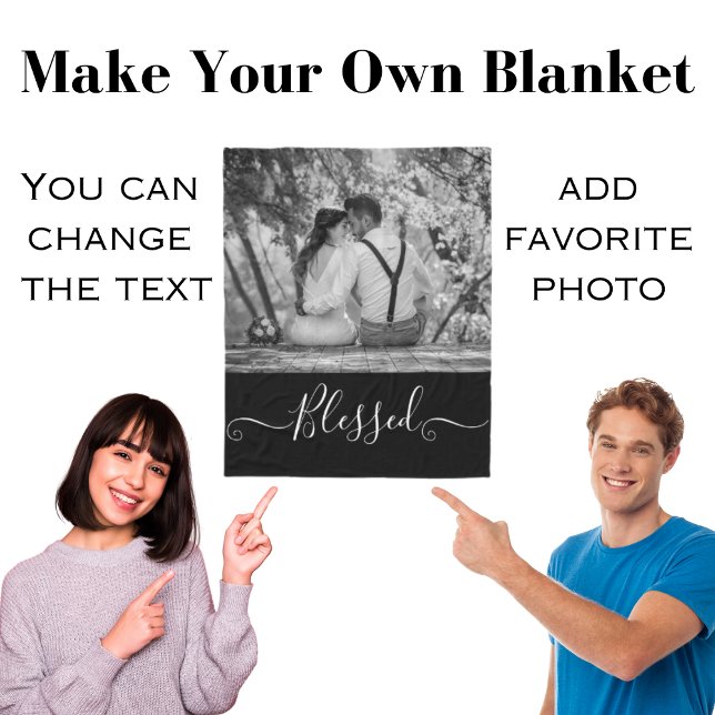 Custom Wedding Foto Fleece Blanket (Von Creator hochgeladen)