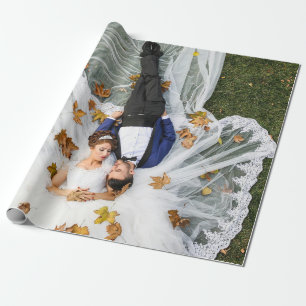 Custom Wedding Foto Geschenkpapier