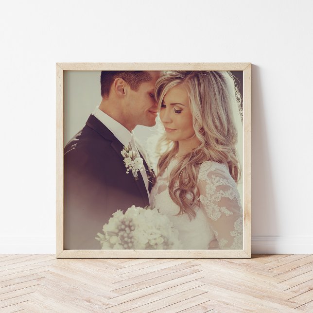 Custom Wedding Foto Personalisiert Art Print Poster (Von Creator hochgeladen)