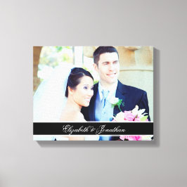Custom Wedding Foto Personalisierte Leinwand Kunst