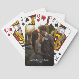 Custom Wedding Foto Playing Cards Spielkarten