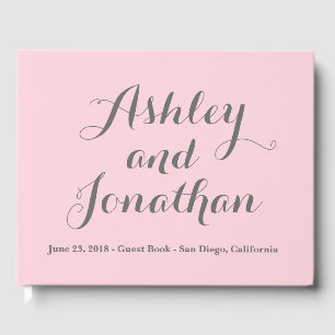 Custom Wedding Guest Book Personalisiert Gästebuch