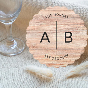 Custom Wedding Housewarming Brautparty Couple Untersetzer