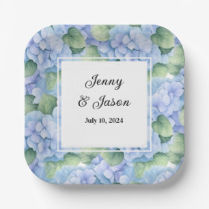 Custom Wedding Hydrangea Paper Teller