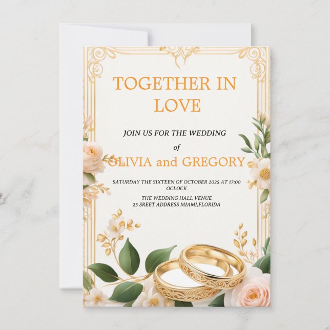 Custom Wedding Invitation Cards | Personalized  (Devant)