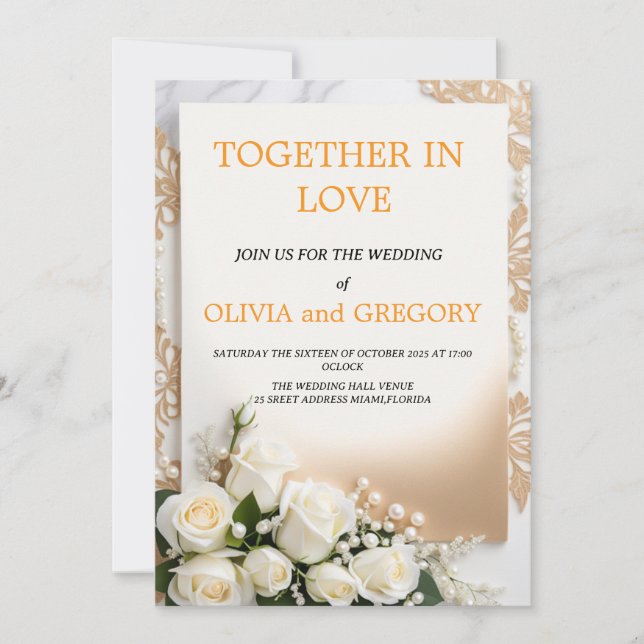 Custom Wedding Invitation Cards | Personalized (Devant)