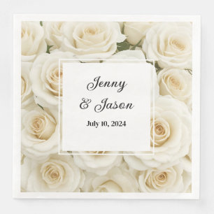 Custom Wedding Paper Napkins Serviette
