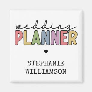 Custom Wedding Planer Event Planner Magnet
